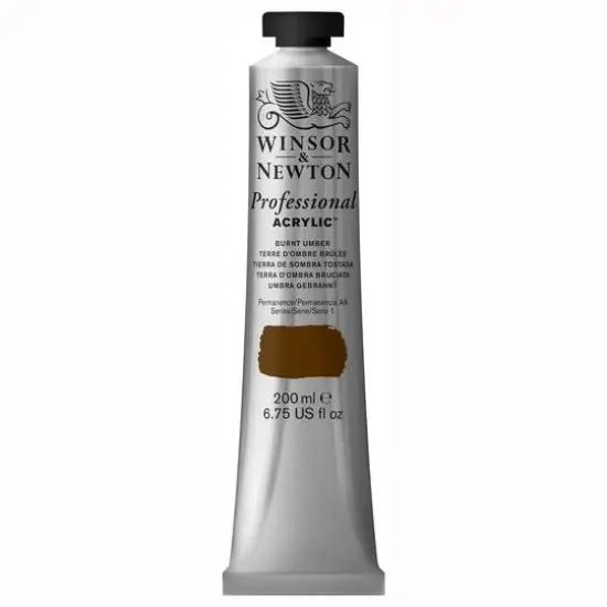 Winsor & Newton&reg; Professional Acrylic&trade; Paint Burnt Umber {1}