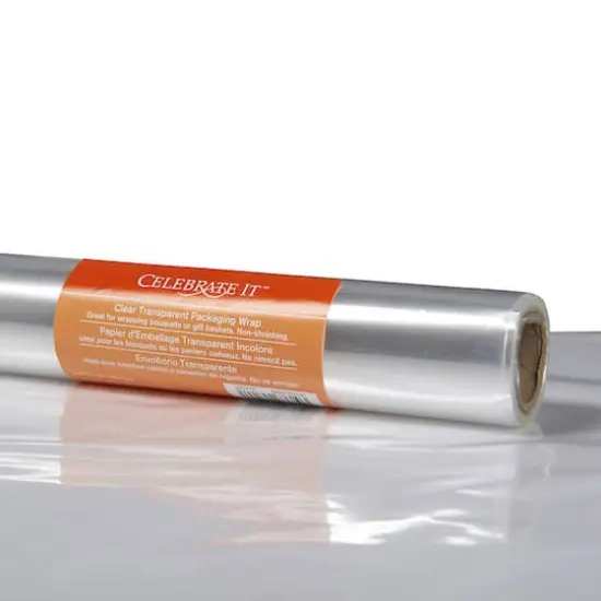 Celebrate It&trade; Transparent Packaging Wrap, Clear {5}