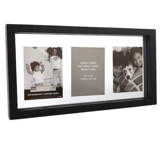 Expressions&trade; 6" x 12" Black Float Frame by Studio D&eacute;cor&reg; {4}
