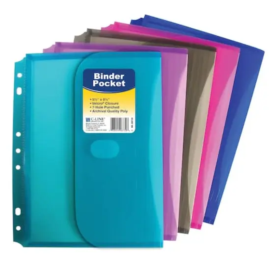 Mini-Size Binder Pocket, 18 Count {1}