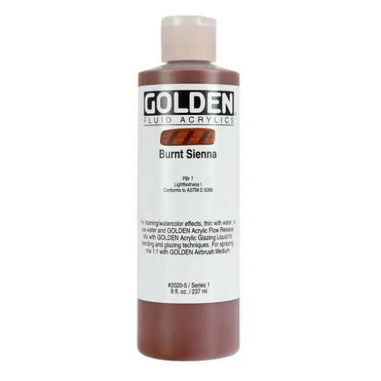 Golden&reg; Fluid Acrylics, 8oz. Burnt Sienna {1}
