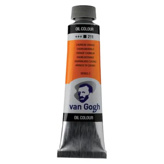 Van Gogh Oil Colour, 40mL 211 Cadmium Orange {1}