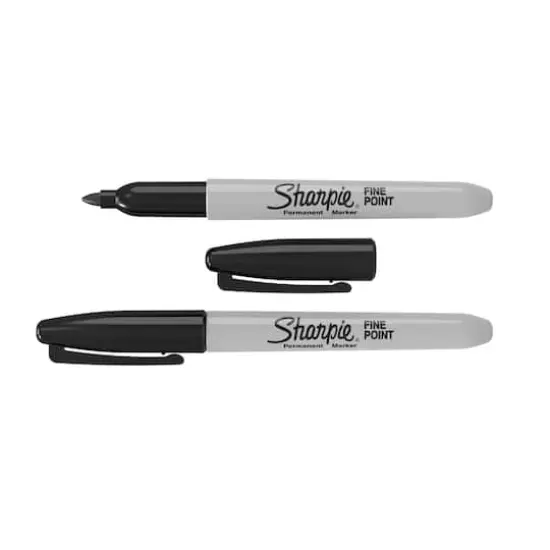 Sharpie&reg; Fine Point Permanent Marker, Black, 36 Piece Canister {3}