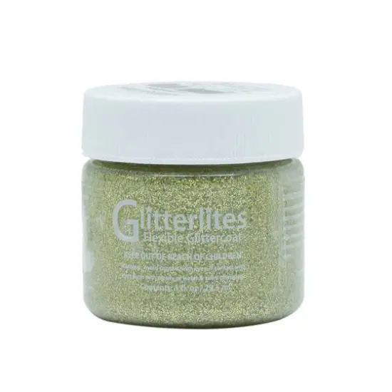 Angelus&reg; Glitterlites Flexible Glittercoat Limelite {1}