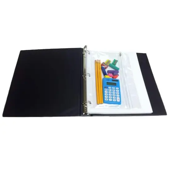 Clear Vinyl Pencil Pouch with Ziplock Closure, Pack of 24 {3}