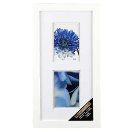 Gallery 2 Opening White Frame with Double Mat by Studio D&eacute;cor&reg; {1}