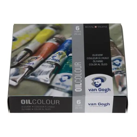 Royal Talens Van Gogh Oil 6 Color Set {1}