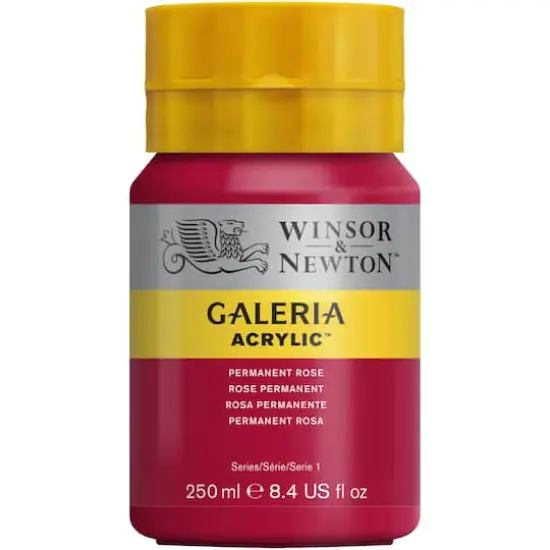 Winsor & Newton&reg; Galeria Acrylic&reg; Paint, 250mL Permanent Rose {1}