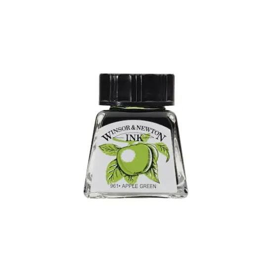 Winsor & Newton&reg; Drawing Ink, 14mL Apple Green {1}