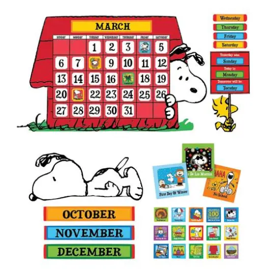 Peanuts&reg; Calendar Bulletin Board Set {1}