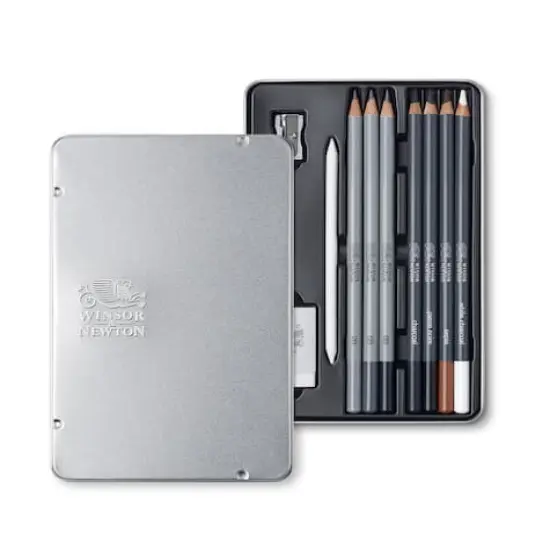 Winsor & Newton&trade; Studio Collection&trade; Sketching Pencil 10pc Tin Set {4}