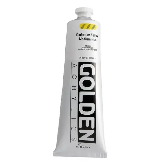 Golden&reg; Heavy Body Acrylic Paint, 5oz. 1554 Cadmium Yellow Medium Hue {1}