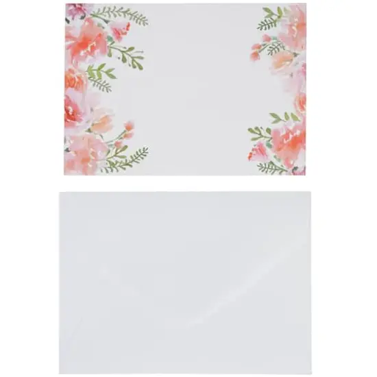 Floral Flat Cards & Envelopes by Recollections&trade;, 5" x 7" {1}