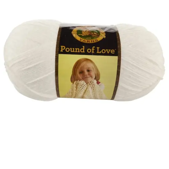 Lion Brand&reg; Pound of Love&reg; Yarn White {1}