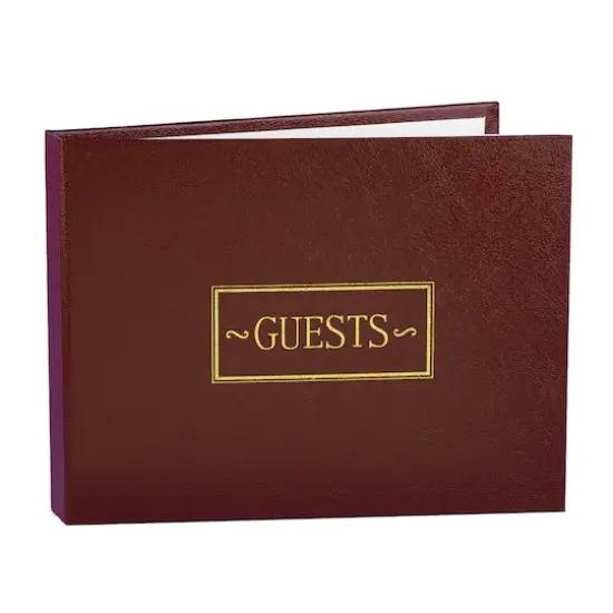 Hortense B. Hewitt Co. All Occasion Burgundy Guest Book {1}