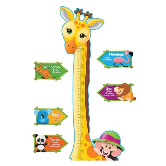 Trend Enterprises Giraffe Growth Chart Bulletin Board Set {3}