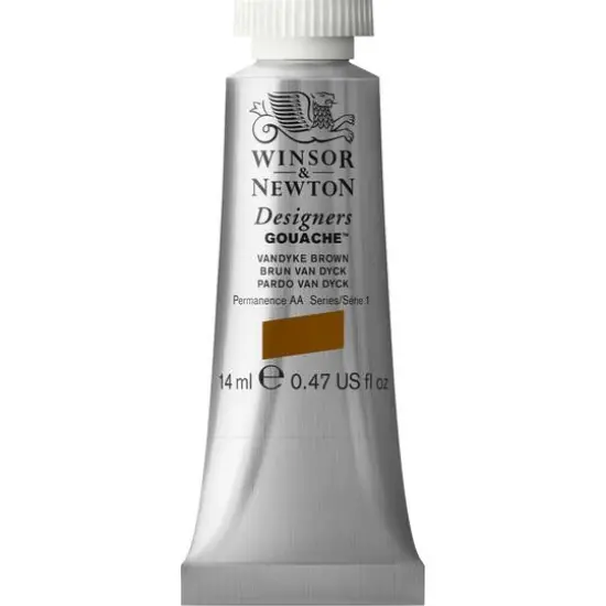 Winsor & Newton&reg; Designers Gouache Vandyke Brown {1}