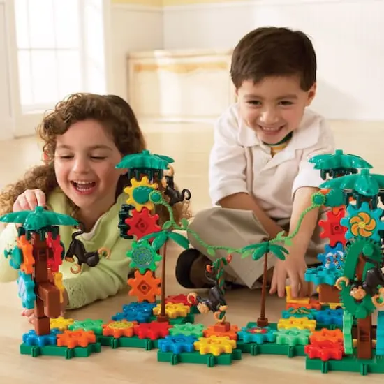 Gears! Gears! Gears!®, Movin’ Monkeys™ Building Set, Set of 136 {5}
