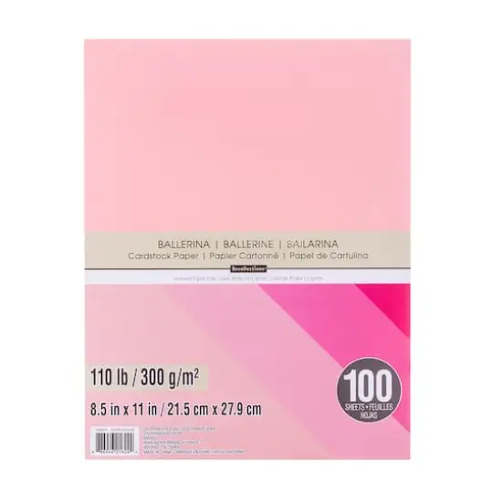 Ballerina 8.5" x 11" Cardstock Paper by Recollections&trade;, 100 Sheets {1}