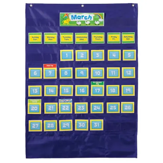 Deluxe Calendar Pocket Chart {1}