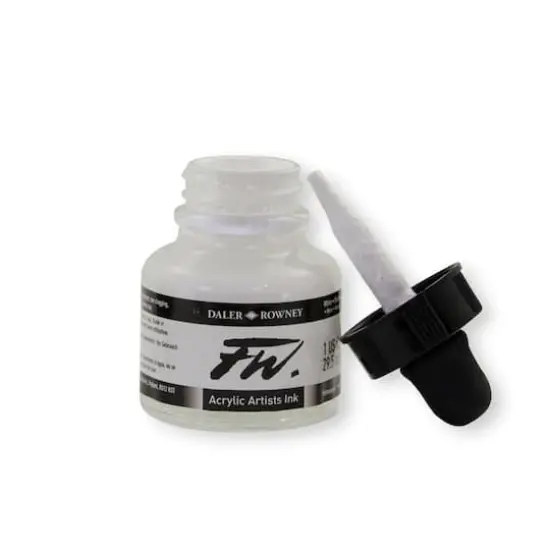 Daler-Rowney&reg; FW Acrylic Artists' Ink White {4}