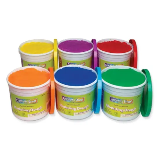 Creativity Street® Assorted Colors Modeling Dough, Pack of 6 {1}