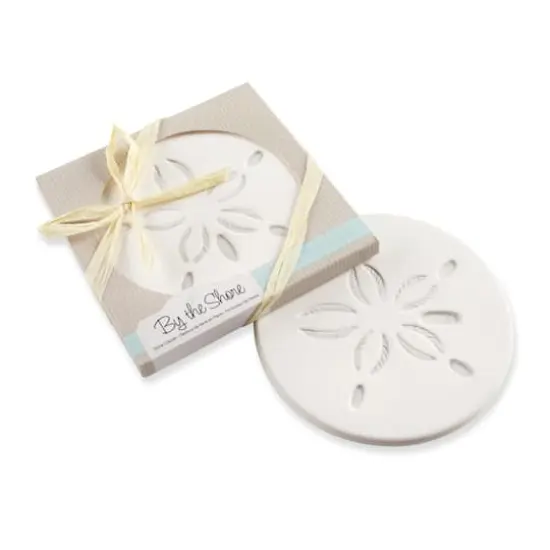 Kate Aspen&reg; "By the Shore" Sand Dollar Coaster, 4ct. {1}