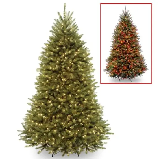 7.5 ft. Pre-Lit Dunhill&reg; Fir Full Artificial Christmas Tree, Dual Color&reg; LED Lights {1}