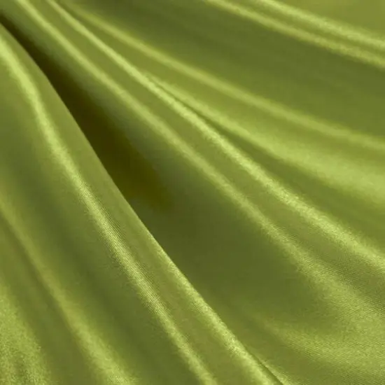 Dark Lime Green Satin {1}