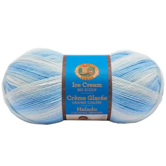 Lion Brand&reg; Ice Cream&reg; Big Scoop Yarn Blueberry {1}