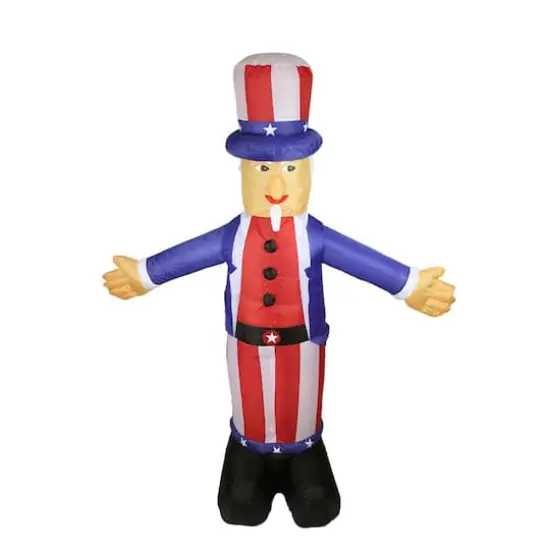 70" Uncle Sam Lighted Yard Inflatable {1}