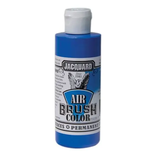 Jacquard Airbrush Color, 4oz. Metallic Blue {1}