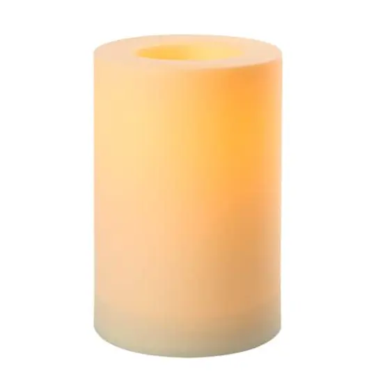 White 6" x 9" LED Outdoor Pillar Candle By Ashland&reg; {4}