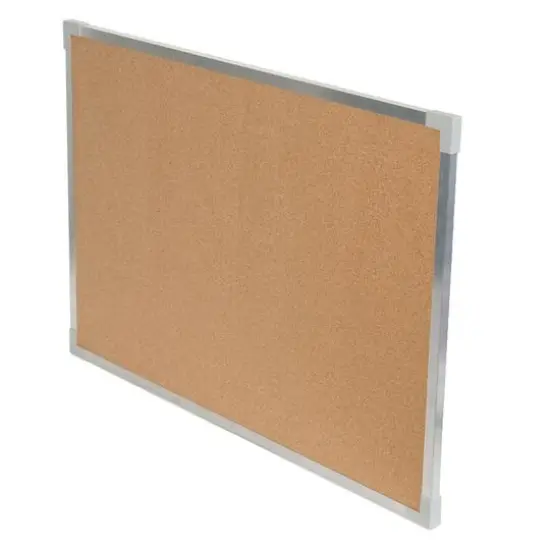 Flipside Aluminum Framed Cork Board, 24" x 36" {1}