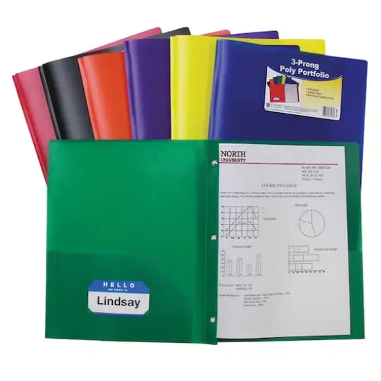 C-Line&reg; Two Pocket Poly Portfolios {1}