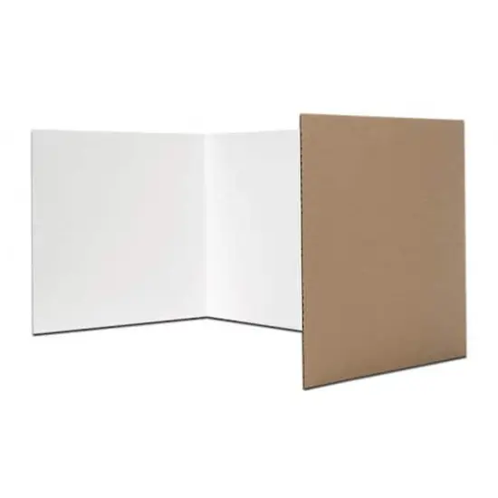 White Privacy Shield Class, 18" x 48", Pack of 24 {1}