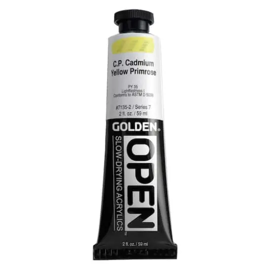 Golden&reg; OPEN&trade; Slow-Drying Acrylics, 2oz. C PCadmium Yellow Primrose {1}