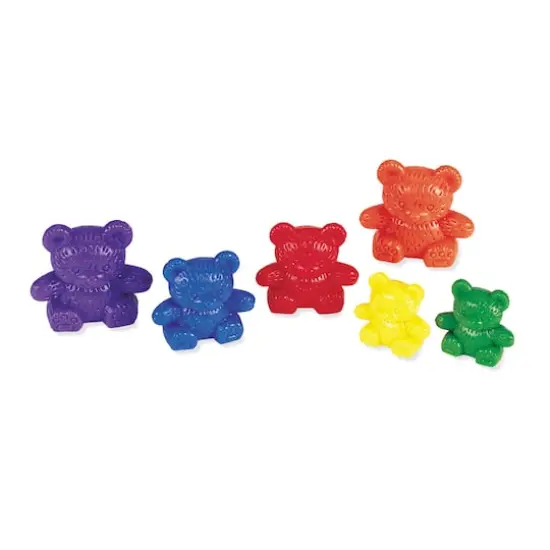 3 Sizes Bear Family&reg; Rainbow&trade; Counters Set, Pack of 96 {4}