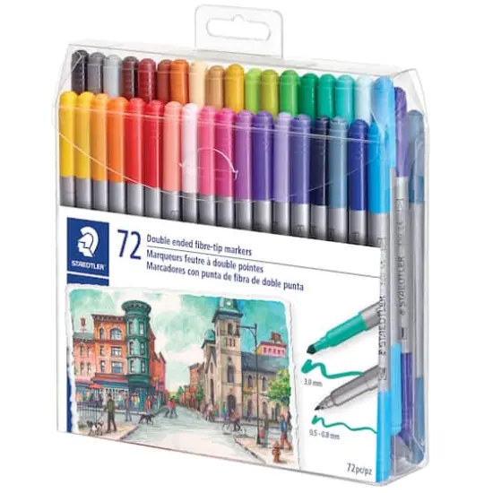 Staedtler&reg; Duo Fiber-Tip Pens {5}