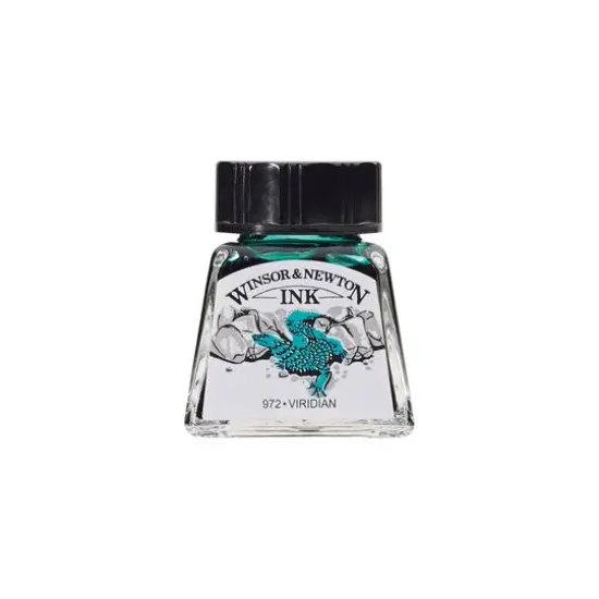 Winsor & Newton&reg; Drawing Ink, 14mL Viridian {1}