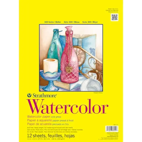 Strathmore&reg; 300 Series Watercolor Paper Pad {1}