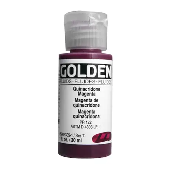Golden&reg; 1oz. Fluid Acrylics Quinacridone Magenta {1}