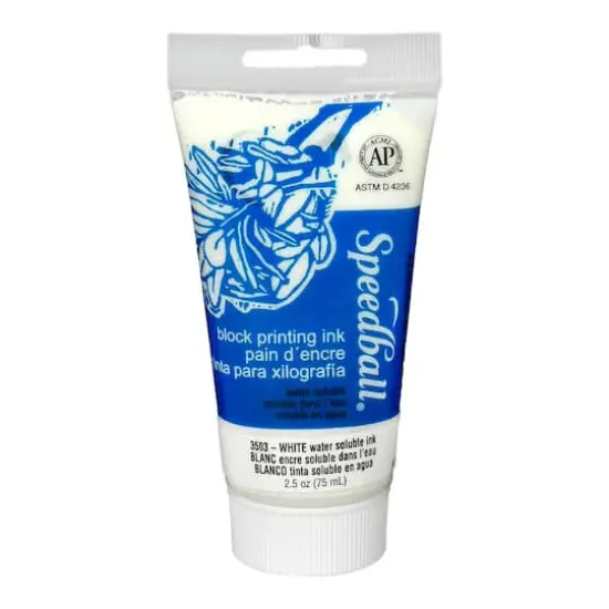 Speedball&reg; Water-Soluble Block Printing Ink White {1}