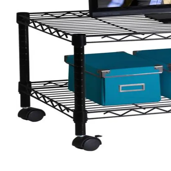 Honey Can Do Black Media Cart {7}