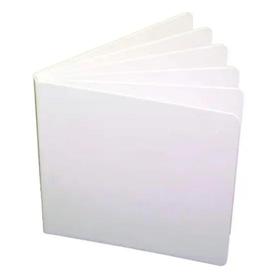 White Hardcover Blank Book, 6 Count {1}