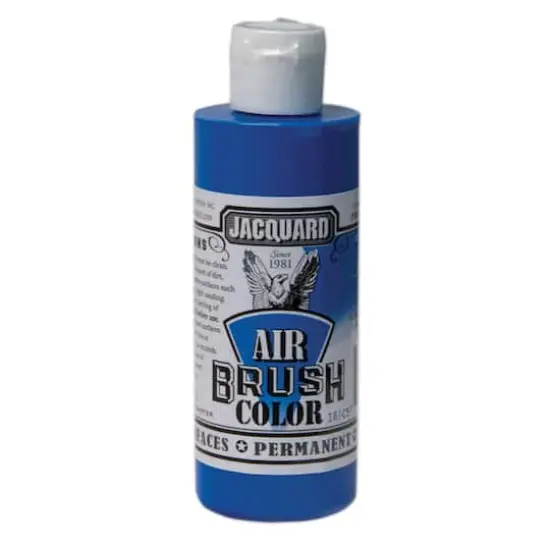 Jacquard Airbrush Color, 4oz. Fluorescent Blue {1}
