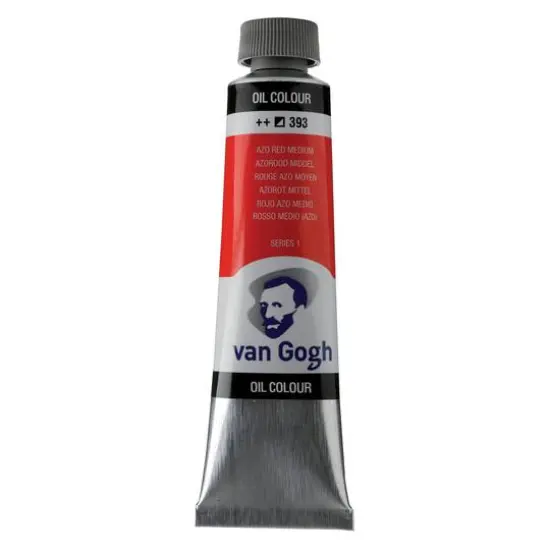 Van Gogh Oil Colour, 40mL 393 Azo Red Medium {1}