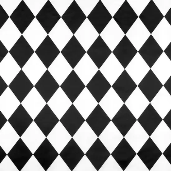 White/Black Harlequin Matte Satin {1}