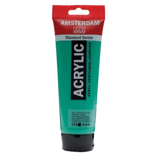 Amsterdam 250mL Standard Acrylic Paint 615 Emerald Green {1}