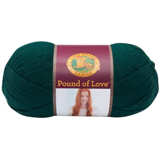 Lion Brand&reg; Pound of Love&reg; Yarn Hunter Green {1}